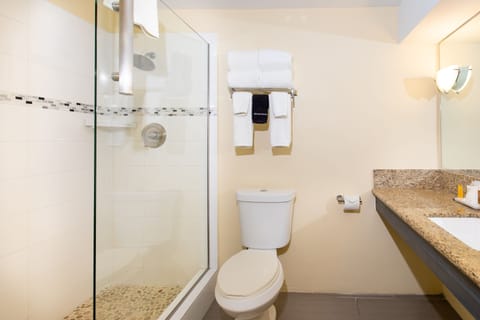 Superior Room, 2 Queen Beds, Harbor View | Bathroom | Shower, free toiletries, hair dryer, towels