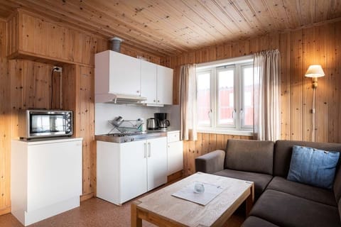 Standard Cottage, 2 Bedrooms, Sea View | Private kitchen | Fridge, stovetop, coffee/tea maker, electric kettle