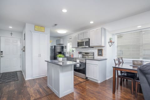 Our kitchen with the perfect countertop and cabinetry. Now to tackle some cooking experiments!