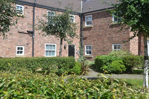 Entrance door to Filey Bay Haven apartment block