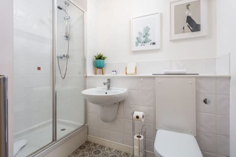 Classic Apartment | Bathroom | Combined shower/tub, free toiletries, hair dryer, towels