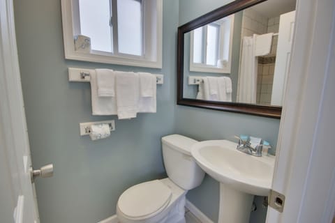 Standard Room (1 Double Bed) | Bathroom | Combined shower/tub, free toiletries, towels