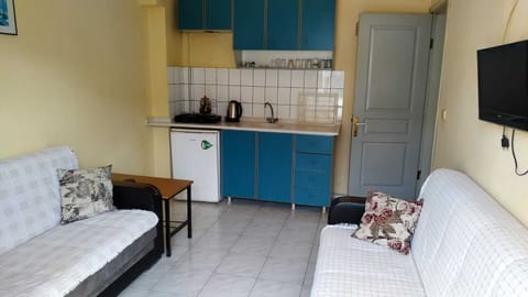 Apartment (4 People) | Private kitchen | Fridge, stovetop, rice cooker, cookware/dishes/utensils