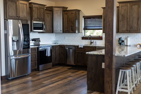 Kitchen is full of all you'll need