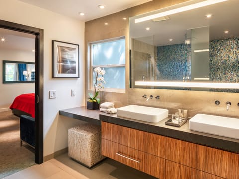 Two Bedroom Superior Villa | Bathroom | Designer toiletries, hair dryer, bathrobes, towels