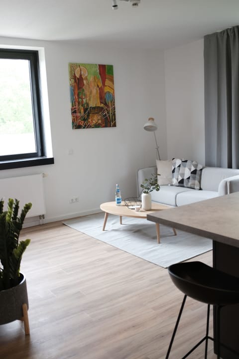 Classic Apartment, 1 Bedroom (incl. 75€ Cleaning Fee) | Living area | Flat-screen TV