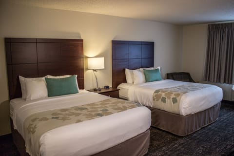 Room, 2 Queen Beds, Non Smoking | Premium bedding, pillowtop beds, desk, laptop workspace