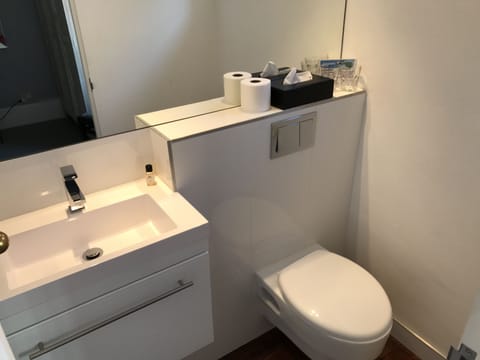 Standard Single Room | Bathroom | Shower, rainfall showerhead, hair dryer, towels
