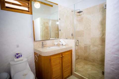 Standard Double Room | Bathroom | Shower, rainfall showerhead, free toiletries, towels