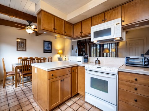 Condo, Multiple Beds, Fireplace, Mountain View (#31 - No Pets Allowed) | Private kitchen | Fridge, microwave, oven, stovetop