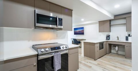 Standard Studio | Private kitchen | Full-size fridge, microwave, oven, stovetop