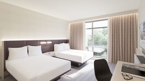 Premium bedding, in-room safe, desk, soundproofing