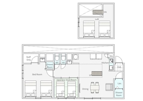 URBAN STAY SHINJUKU EAST302 | Floor plan