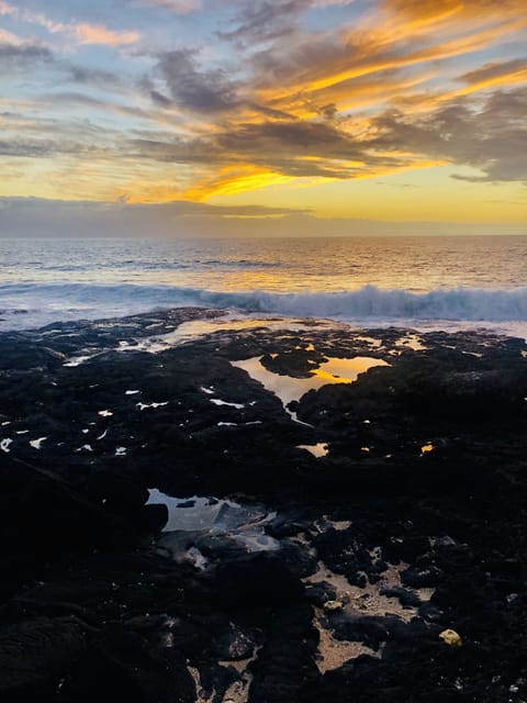 Sunset on the tide pools 