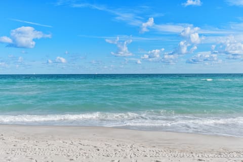 Beach nearby, white sand