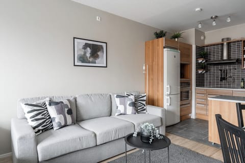 City Apartment | Living room | 40-inch flat-screen TV with cable channels, TV