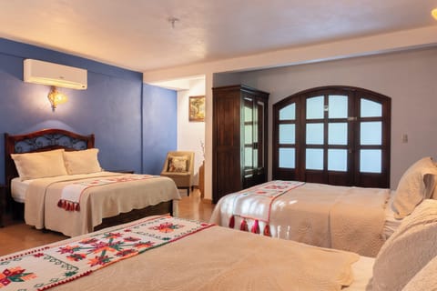 Comfort Quadruple Room, Pool View (Helechos 1) | Premium bedding, soundproofing, iron/ironing board, free WiFi