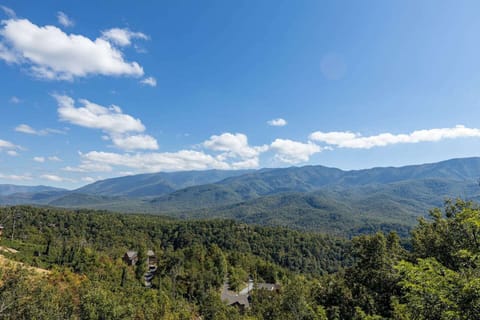 Look out 400 feet from the cabin!