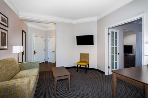 Suite, 1 King Bed, Non Smoking (Various Views) | Premium bedding, desk, laptop workspace, blackout drapes