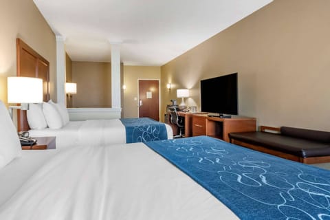 Suite, Multiple Beds, Accessible, Non Smoking | Pillowtop beds, desk, blackout drapes, iron/ironing board