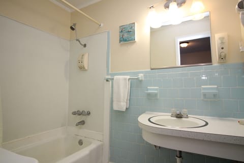 Standard Room, 2 Queen Beds | Bathroom | Shower, free toiletries, towels
