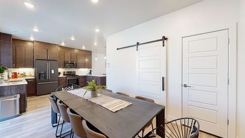 Lots of seating for large groups plus additional seating for 8