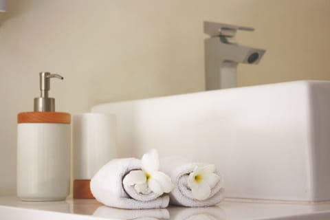 Suite, 1 Bedroom | Bathroom | Shower, hair dryer, bathrobes, slippers