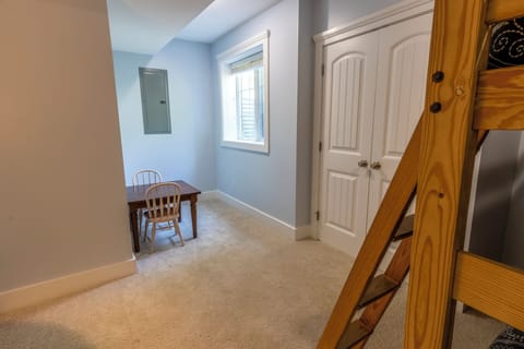 Basement Level | Bedroom 5 | Queen Over Queen Bunk Bed