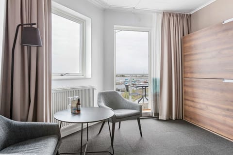 Family Room, 1 King Bed, Terrace, Sea View (with Sofabed) | Minibar, in-room safe, desk, iron/ironing board