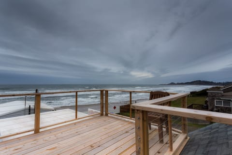 Suite, Multiple Beds, Beach View | Balcony view