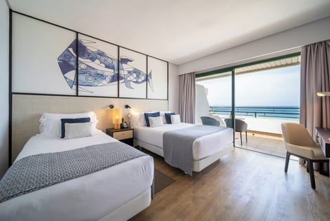 Triple Room, Balcony, Ocean View (Preferred Club, 3 Adults) | Minibar, in-room safe, desk, blackout drapes