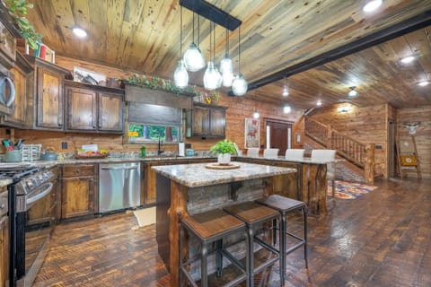 Fully stocked kitchen