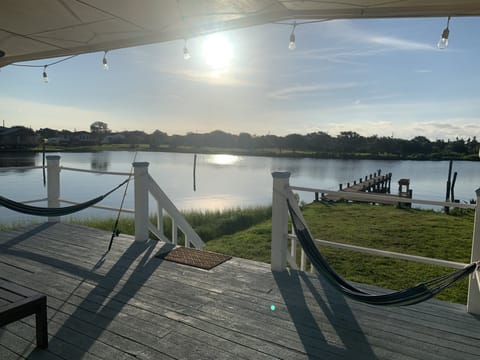 Enjoy the beautiful sunrise in the mornings on the deck.