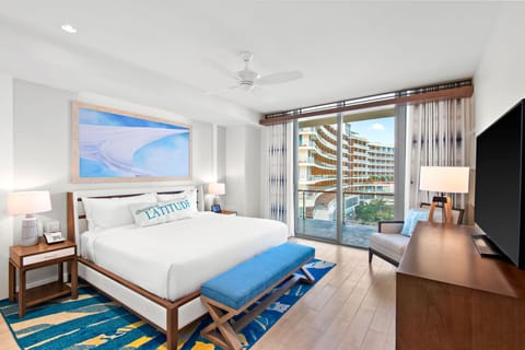 Premium Suite, 1 Bedroom, Ocean View | In-room safe, individually decorated, individually furnished, desk