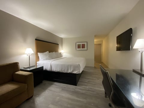 Premium Room, 1 King Bed | Individually furnished, desk, laptop workspace, blackout drapes