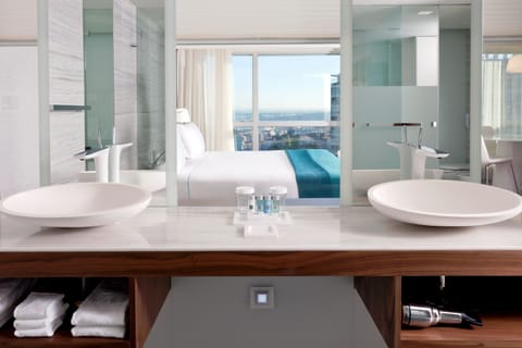 Deluxe Suite | Bathroom | Free toiletries, hair dryer, bathrobes, bidet