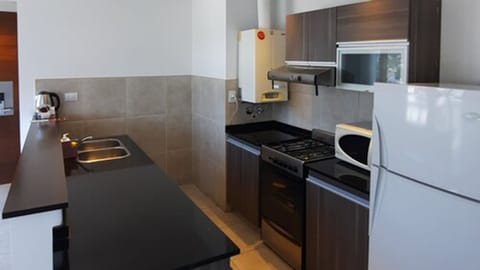 Apartment, 2 Bedrooms | Private kitchen | Microwave, electric kettle