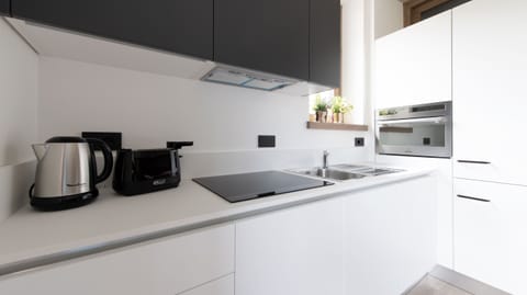 Apartment, Multiple Beds, Kitchenette, City View | Private kitchenette | Full-size fridge, microwave, oven, dishwasher