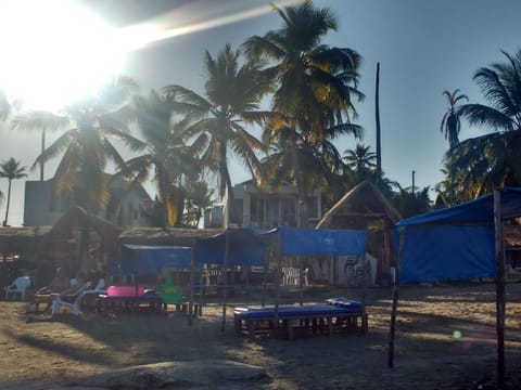 On the beach