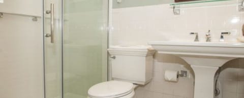 Room (Nine) | Bathroom | Shower, eco-friendly toiletries, towels