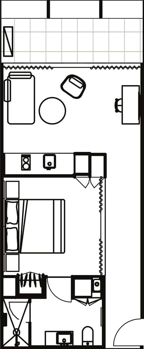 1 Bedroom Apartment | Floor plan