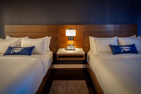 Premium bedding, pillowtop beds, in-room safe, laptop workspace