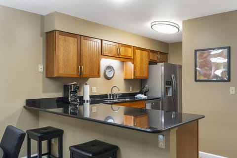 Full Kitchen with Extra Bar Seating