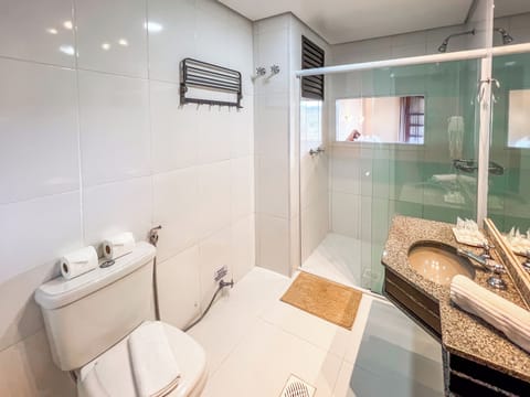 Deluxe Double Room | Bathroom | Free toiletries, towels