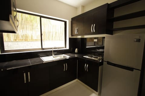 Deluxe Suite, 1 Bedroom | Private kitchenette | Fridge, electric kettle