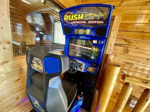 Atari 3D driving simulation racing game