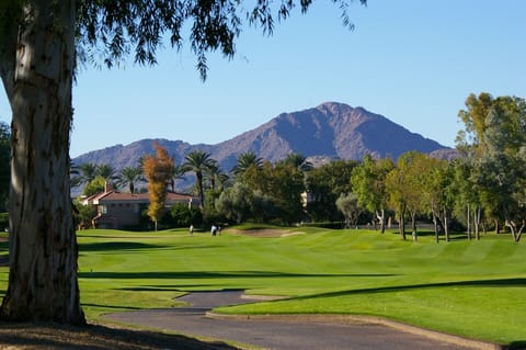 15 minutes to Phoenix Open TPC Golf Course and many other golf courses just steps away