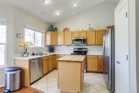 Our kitchen features an island for added counter space great for preparing meals
