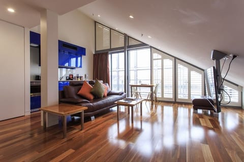 One Bedroom Loft Penthouse | Hypo-allergenic bedding, down comforters, minibar, in-room safe