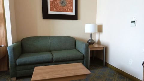 Suite, 1 King Bed | In-room safe, desk, blackout drapes, iron/ironing board